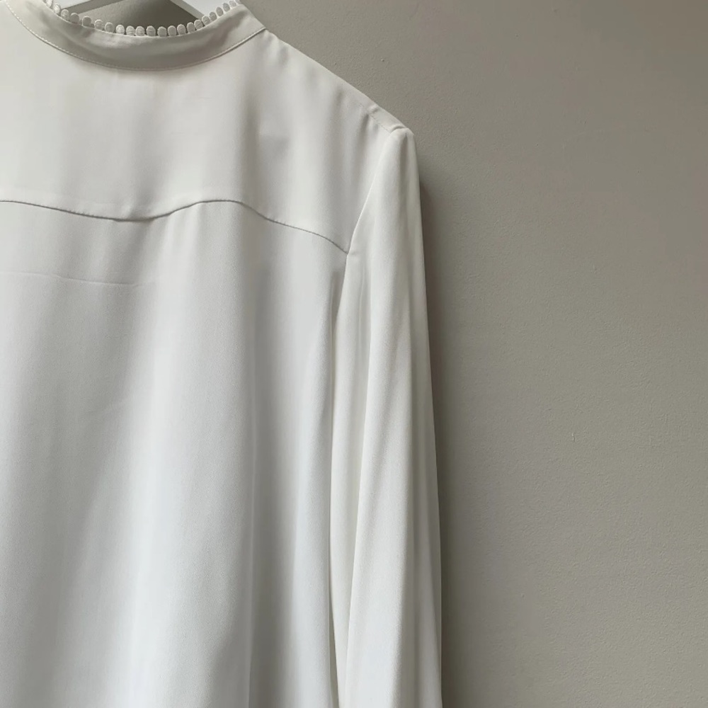 House of bruar shirt blouse size uk 14 ivory classic - Picture 13 of 15